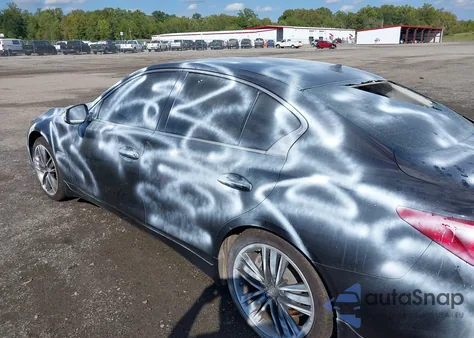 2014 Infiniti Q50 Hybrid Sport from USA, damaged, VIN JN1AV7AR1EM701144